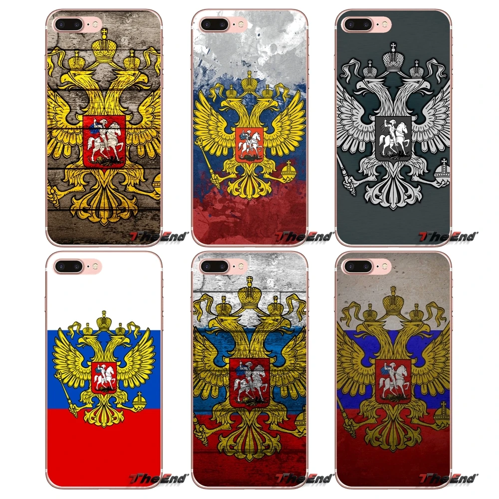 Design Case Russian Federation flag emblem For iPhone X 4 4S 5 5S 5C SE 6 6S 7 8 Plus Samsung Galaxy J1 J3 J5 J7 A3 A5 2016 2017 | Мобильные
