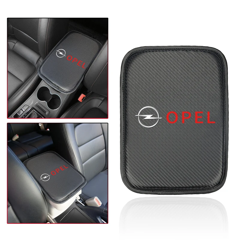 

Car Styling Sticker Badge Carbon fiber armrest box Mat For Opel Astra H G Corsa Insignia Astra Antara Meriva Zafira Interior