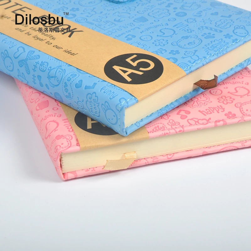 Dilosbu A5 японский Kawaii мультфильм PU Обложка дневник ноутбук магнитная пряжка