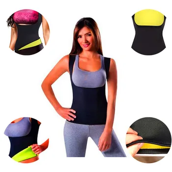 

Neoprene Thermo Sweat Body Shaper Women Slimming Vest Wight Loss Fitness Top