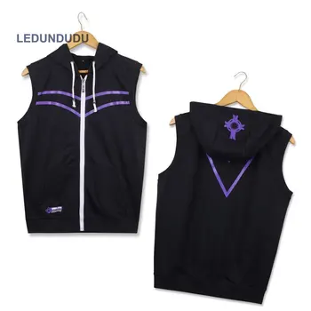 

Anime Fate Grand Order Matthew Kyrielite Vest Men Sleeveless Jacket Coats Shielder Fancy Cosplay Costumes