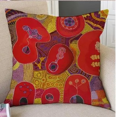 Современный точечный арт Yayoi Kusama Тыква арт хлопок лен диван пледы наволочки для подушки дома декоративные абстрактное видение льняная наволочка для подушки - Цвет: 6