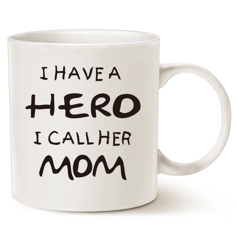 クリスマスのギフトママコーヒーマグ私はヒーローi彼女ママ面白い最高母の日と誕生日プレゼントママ 母 Mugs Aliexpress