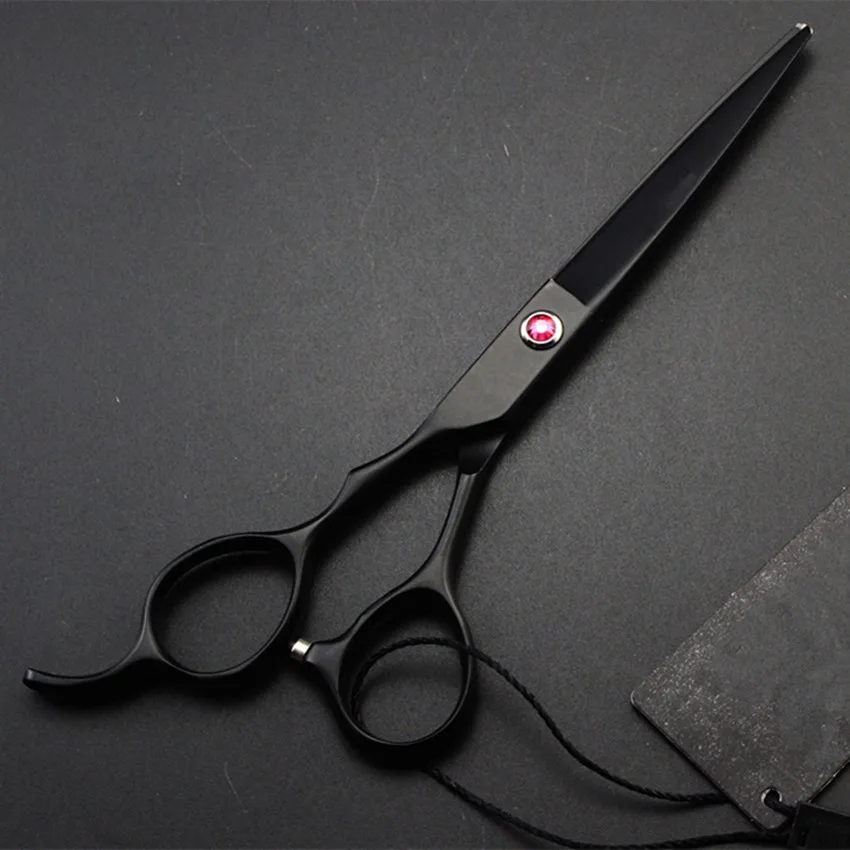 high quality Left handed BLACK cut hair scissors set haircut thinning