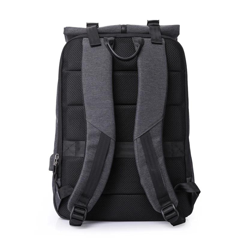 Ozuko hombre mochilas casual carga USB 15.6 pulgadas portátil mochila para adolescentes moda mochila estudiante masculino impermeable mochila