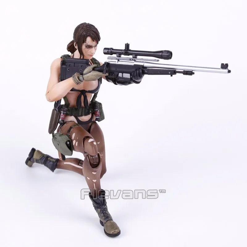 Play Arts KAI Metal gear Solid V The Phantom Pain Quiet ПВХ фигурка Коллекционная модель игрушки 26 см