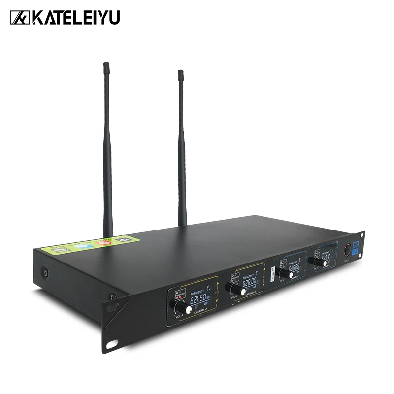Top Professional 4 Channel UHF Wireless karaoke