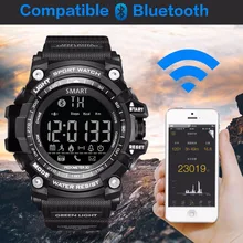 GIMTO Brand Sport Watch Men Digital Smart Watch Bluetooth Running Pedometer Chronograph Waterprool LED Military Stopwatch Clock