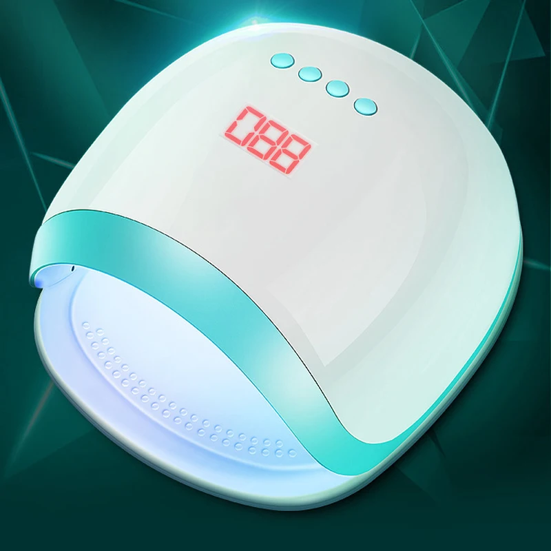 

72W Nail Lamp 30s/60s/90s Timer LCD Display UV Led Lamp for Curing Gel Polish Led Manicure Lamp for Nail Art Nail Dryer