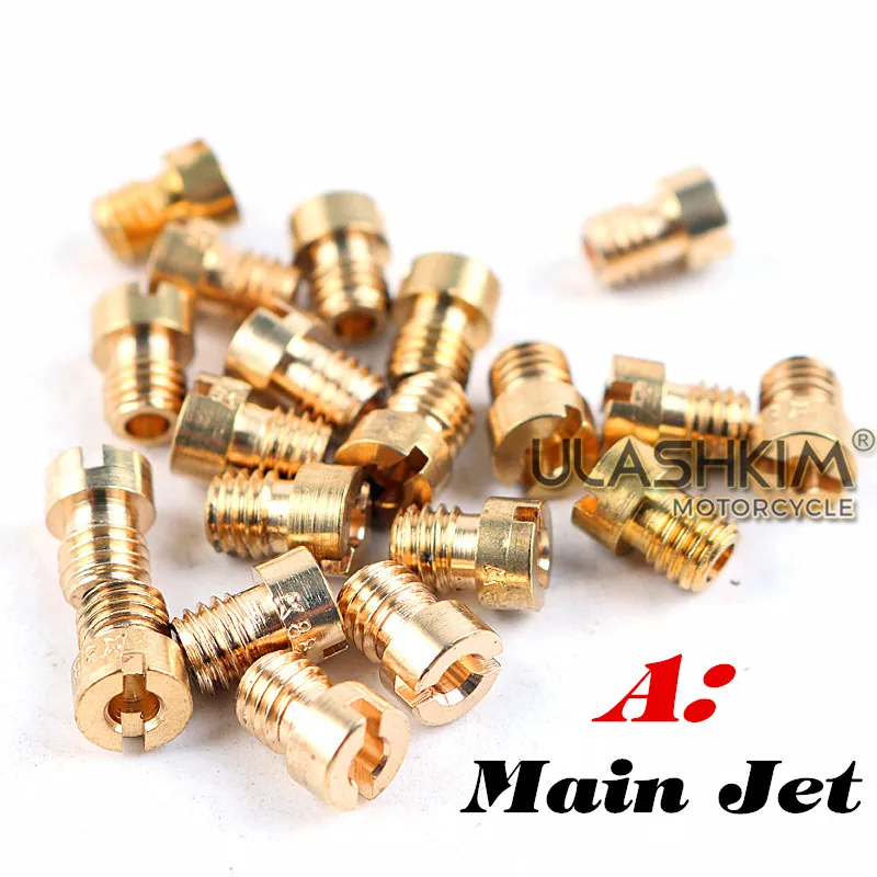

Motorcycle carburetor repair parts Main Jet GY6 50 125 150 Majesty YP250 YZ16 CB125 CBF150 EN125 CG125 CG150 CG200 XV250 JOG