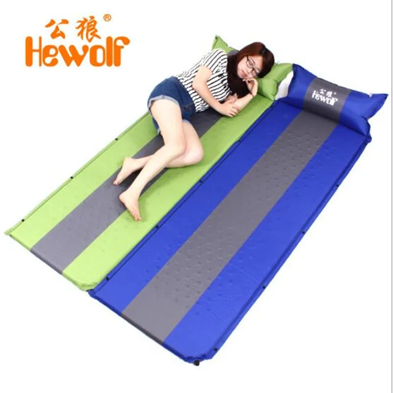 Esteira ao ar Alongar Ampliar Engrossar Autoinflável Livre Único Acampamento Colchão Moisture-proof Pad Almofada Emenda 3 190*65*5 cm