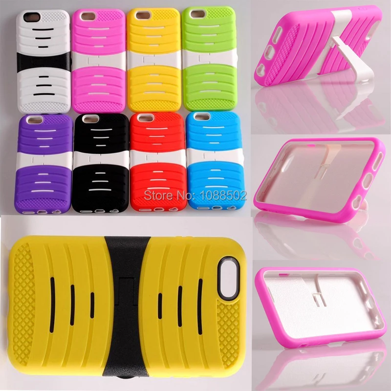 HYBRID SHIELD STAND COVER FITTED HARD CASE For iphone 6 4.7 inchstand