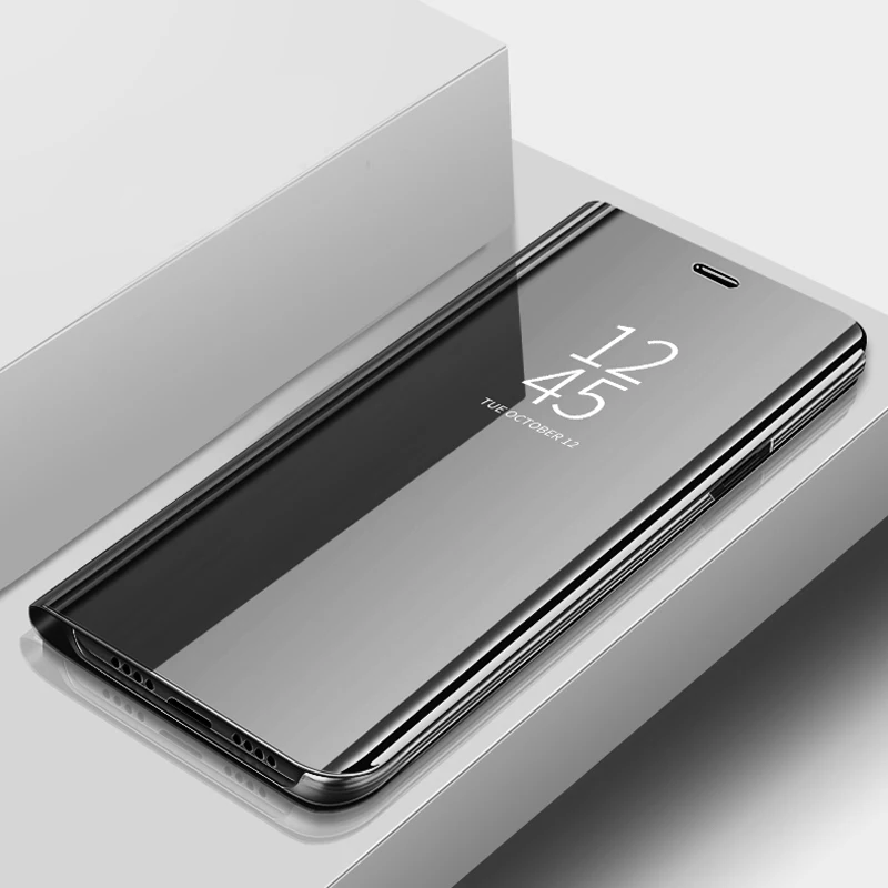 

For Samsung S10 Plus Case 2019 Luxury Flip Mirror Case For Samsung Galaxy S10 S10E Leather Cover Coque S 10 Lite Phone Bag Cases