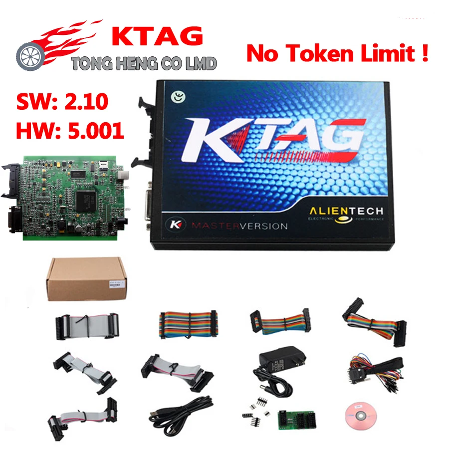 Горячая K TAG KTAG K-TAG V2.10 HW 5,001 ECU Инструмент для программирования мастер версия чип тюнинговый инструмент оборудование V5.001 KTAG 2,10