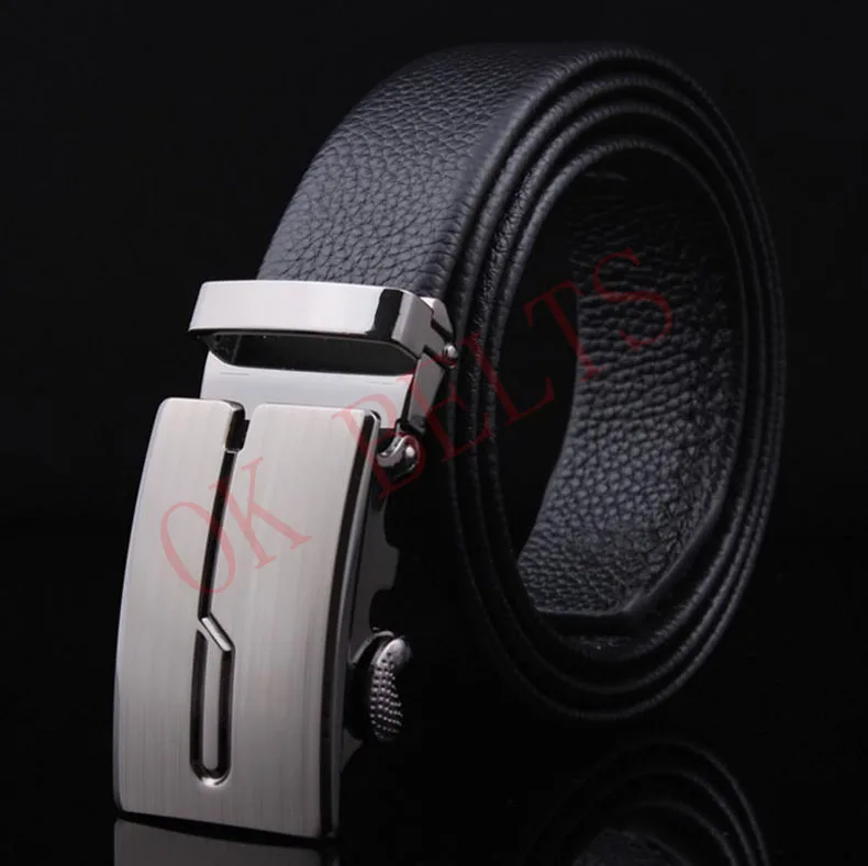

Mens Business Style Belt Designer Leather Strap Male Belt Automatic Buckle Belts For Men Top Quality Girdle Belts For Jeans CB17