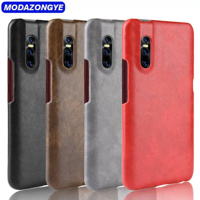 Vivo V15 Pro Case Luxury PU Leather Hard Back Cover Phone V 15 V15Pro VivoV15 6.39 inch |