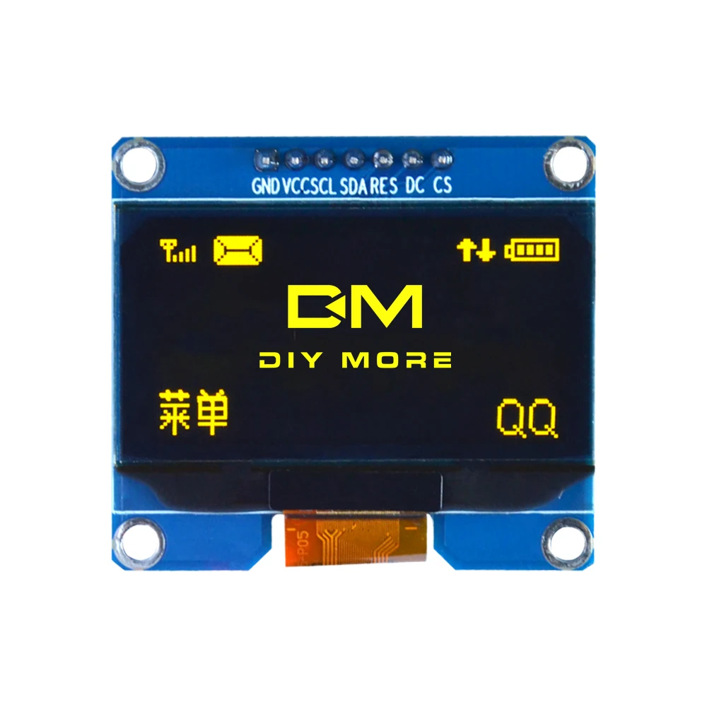 SPD0301 1,54 дюймовый oled-дисплей модуль 7PIN SPI IIC серийная плата с ЖК-экраном GND VCC SCL SDA 1,54 ''для Arduino