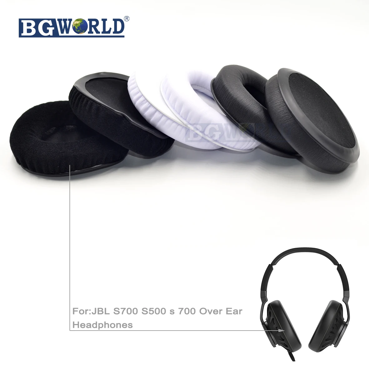 Bgworld Замена амбушюры подушечки пенопластовые Чехлы наушники для JBL CUFFIE SYNCHROS S700 S500