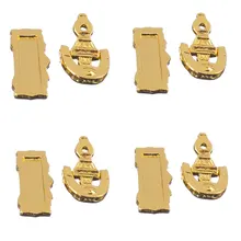 Горячий набор из 4 Миниатюрный Кукольный домик фитинги дверной молоток почтовый слот письмо сборная кукла дома Запчасти Аксессуары