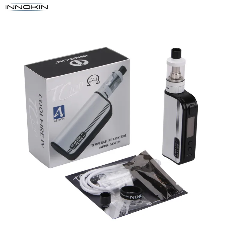 100% оригинал Innokin CoolFire IV TC 100 Вт iSub V комплект с 3300 мАч поле Mod и 3 мл iSub V танк