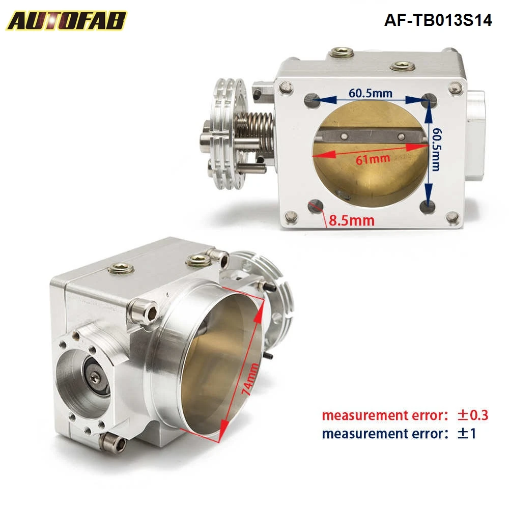 70mm admissão corpo do acelerador cnc com