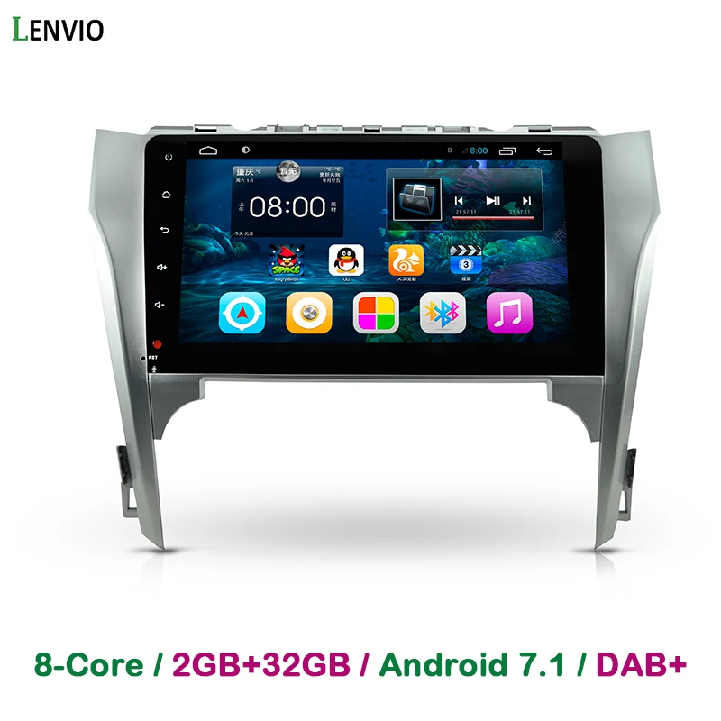Автомобильный DVD-плеер Lenvio IPS 2 Гб ОЗУ 32 ПЗУ Восьмиядерный Android 7 1 для Toyota Camry 2012 2013