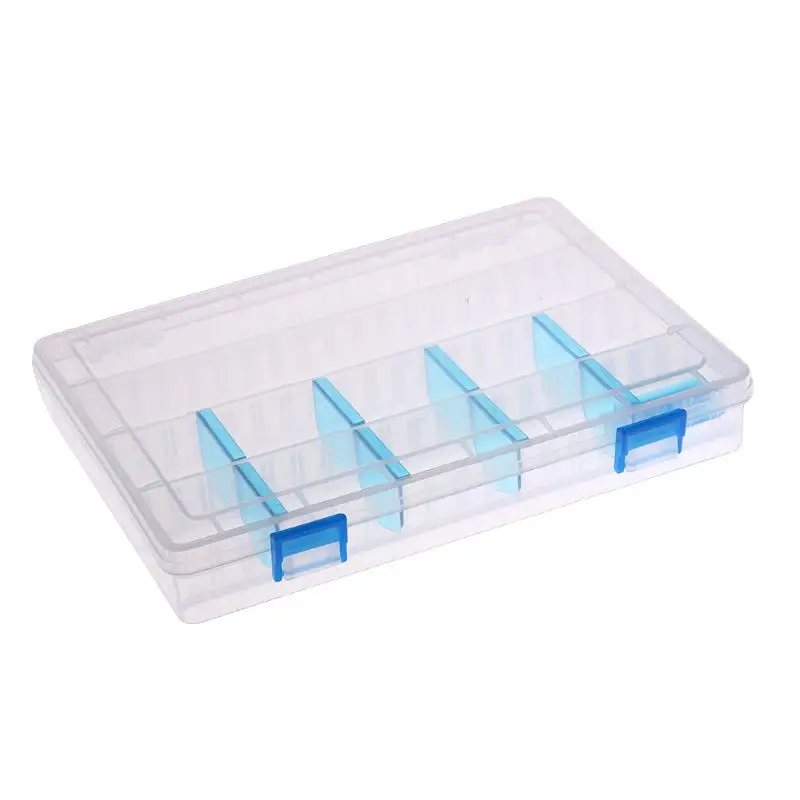 

Blue Plug-in Pieces Multi-functional Plastic Lure Box Tool Kit Case Tackle