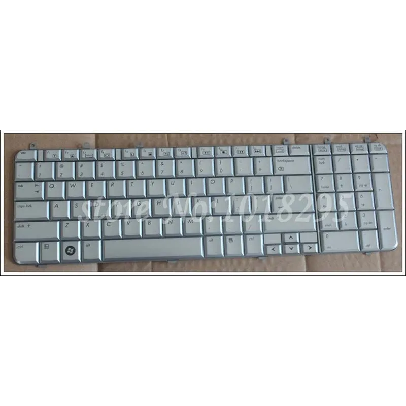 Новинка клавиатура для HP DV7 DV7T DV7Z 1000 1100 1200 1500 dv7t нам Серебряная