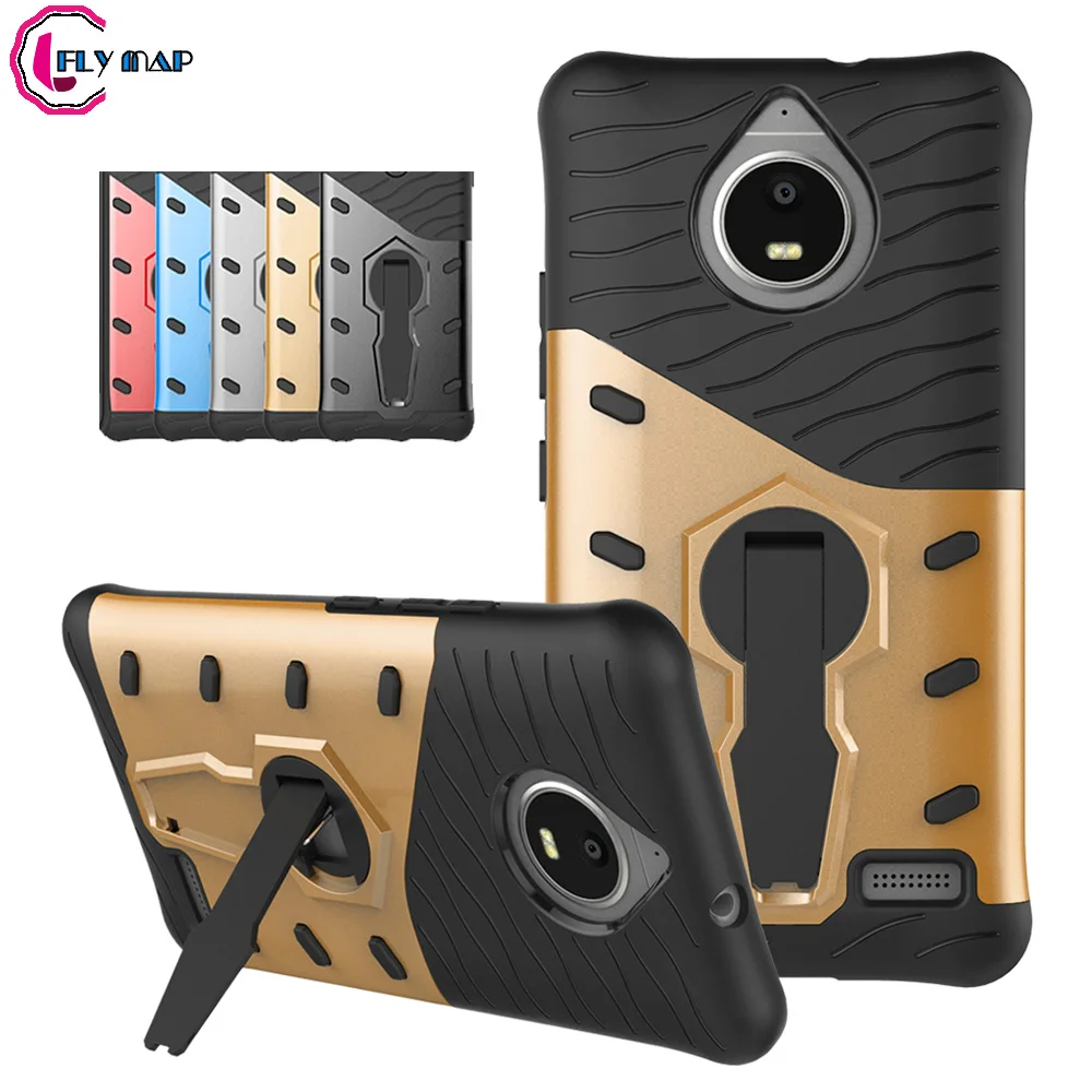 Armor Cover Case For Motorola Moto E4 E Gen 4 XT1767 XT1768 Case Hard Heavy Duty Plastic+Silicone TPU For Moto E 4 4th Gen Coque
