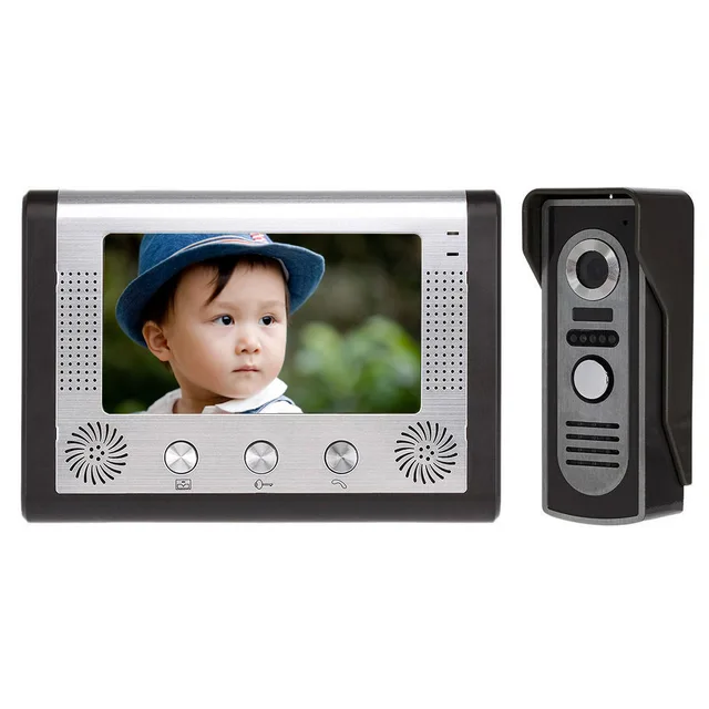 7"Home Security Camera Wired Video Intercom doorbell system-in Video