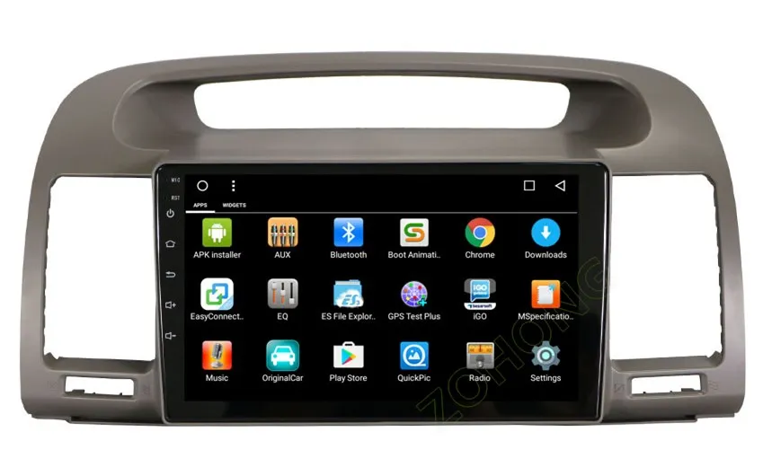 Discount 2.5D 9inch Octa Core Android8.1 For Toyota Camry 2002 2003 2004 2005 2006 CAR DVD Player Navigation gps satnav Radio wifi BT MAP 23