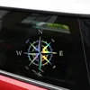 Car Sticker 3D 14cm*14cm Art Design Vinyl NSWE Compass Stickers Funny Vinyl Car Styling Decal Motorcycle Sticker On Car ► Photo 1/6