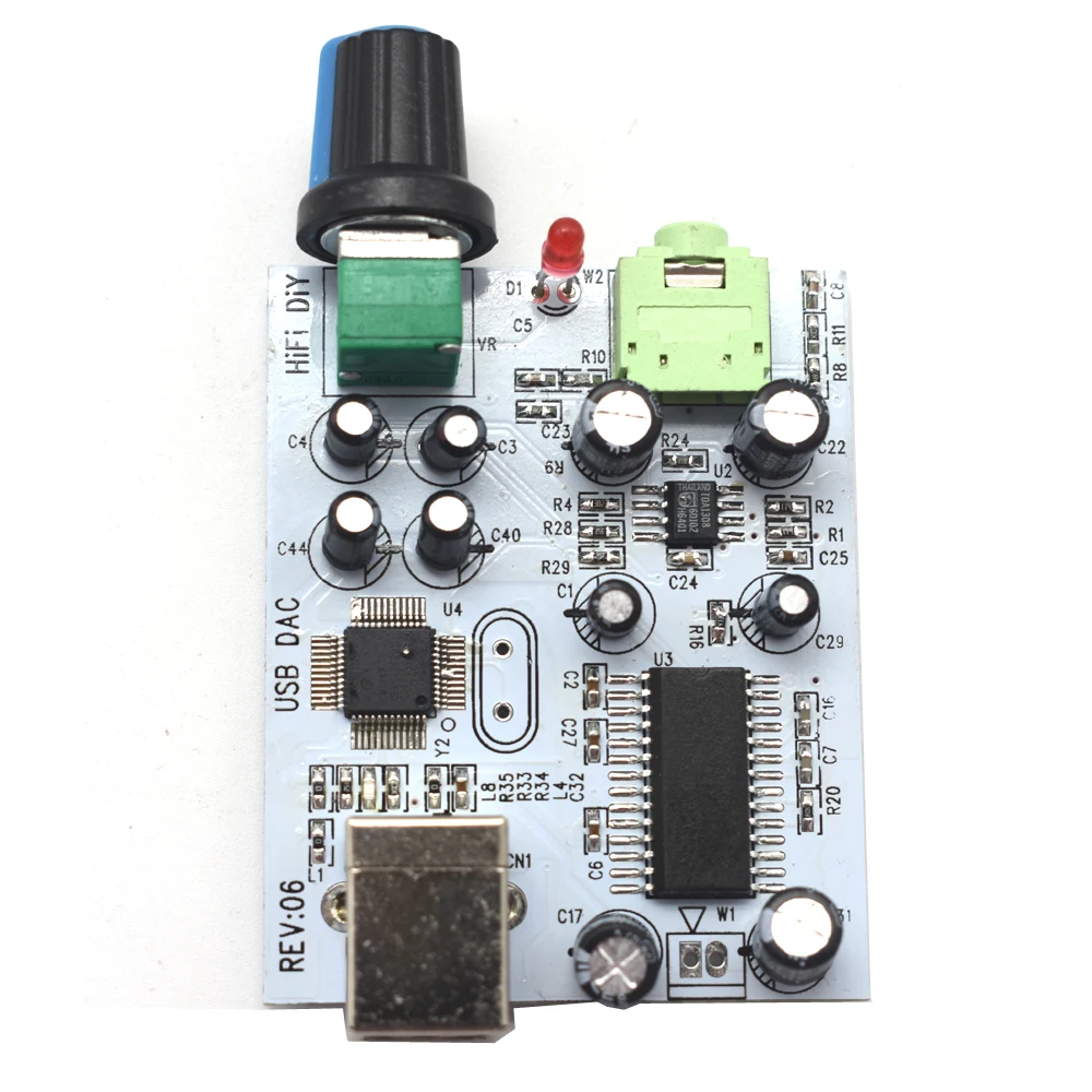 CM108 усилитель для наушников TDA1305T IIS USB DAC аудио декодер плата A1-009