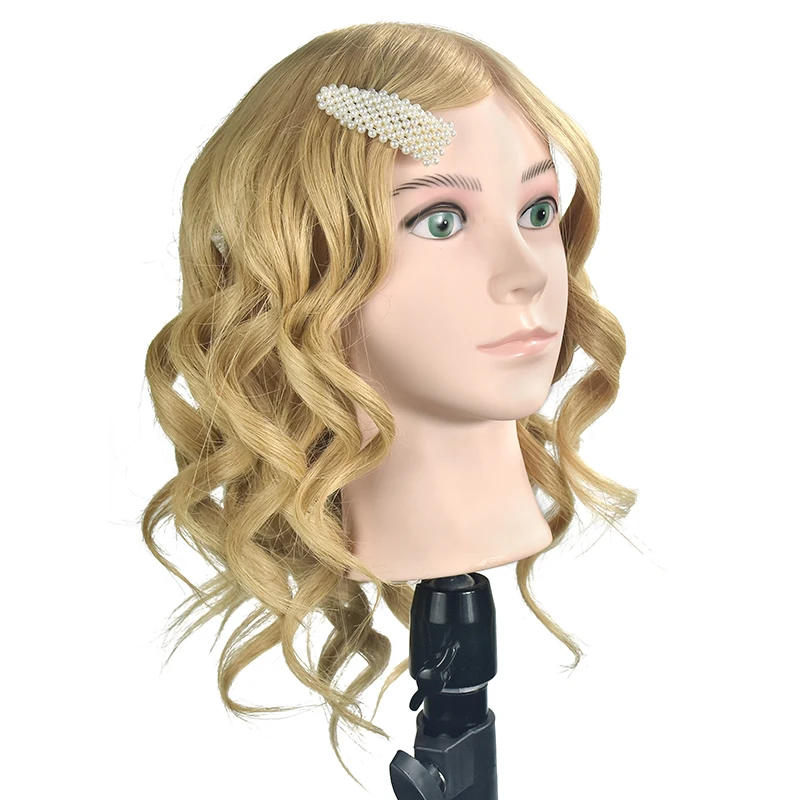 Female 16 Hairstyling Training Head Hairdresser Mannequin Model
