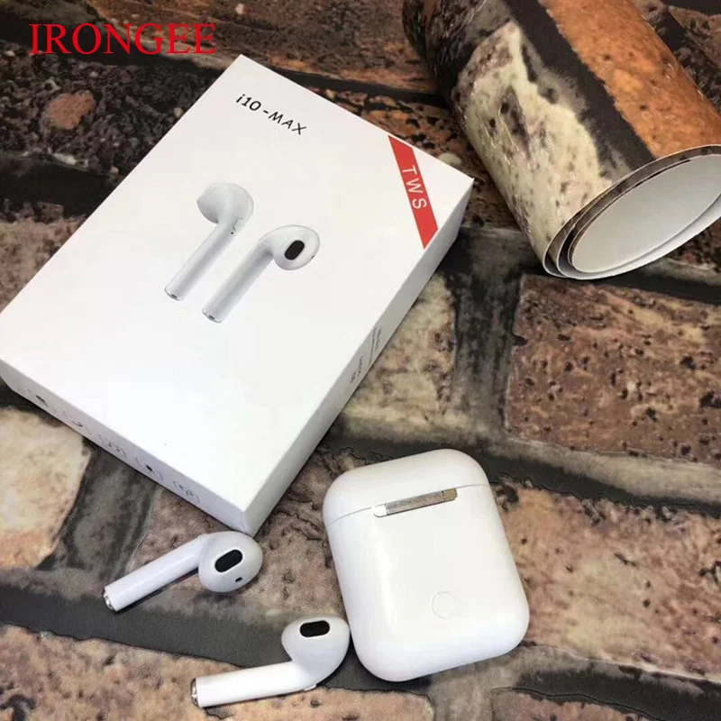 €18.27 |IRONGEE nuevo i10 Max auriculares inalámbricos de música Bluetooth auriculares con micrófono en la oreja para teléfonos iPhone y Android-in Auriculares y cascos from Productos electrónicos on AliExpress 