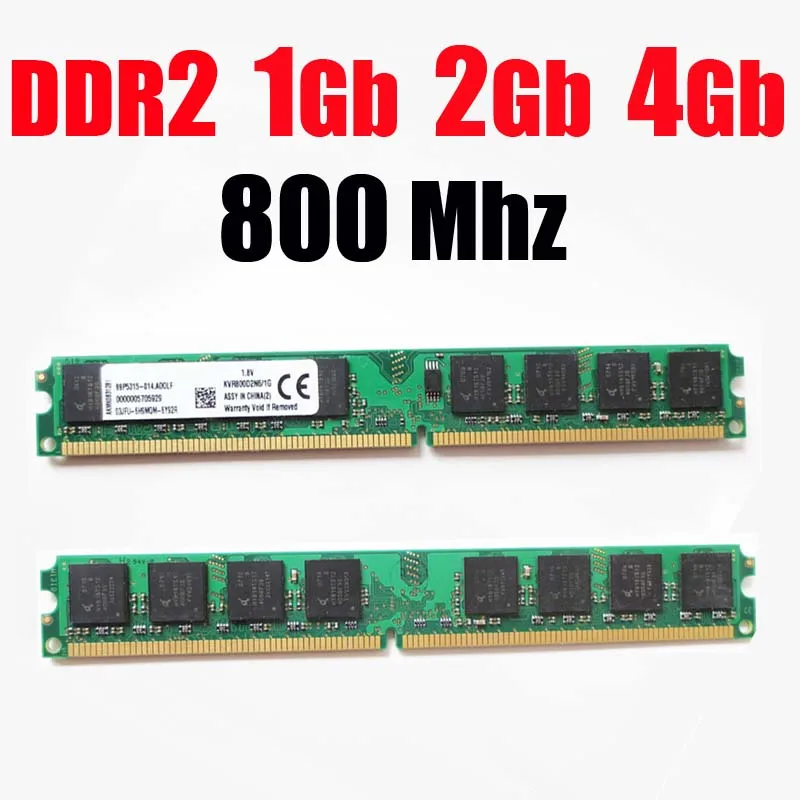 ram ddr2 4Gb 1G 2Gb 800 DDR2 800Mhz / for AMD for intel desktop DDR 2 1G 2G 4G ddr2 memory RAM memoria ddr2 2Gb 800 PC2 6400