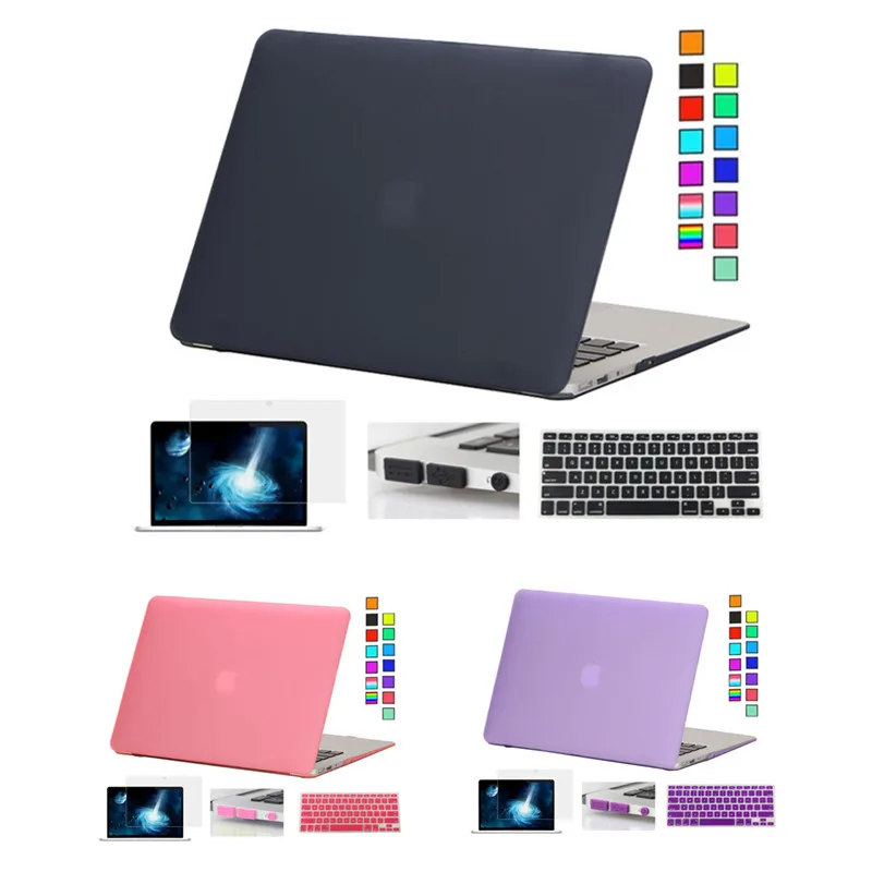 Новый модный матовый чехол для ноутбука pro retina 12 13 15 протектор mac book защитный macbook
