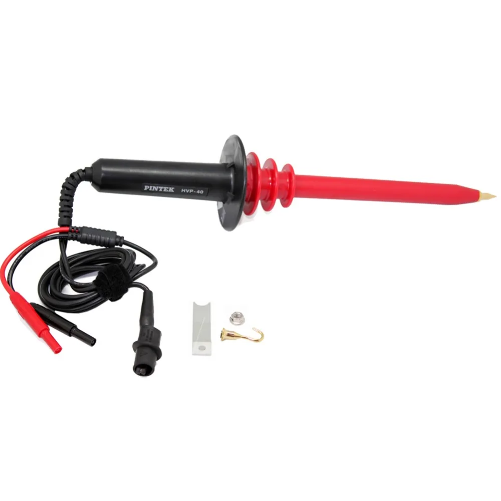 High Voltage probe 40KV DC 28KV AC 1000Mohm input 1000:1 4 compared HVP40