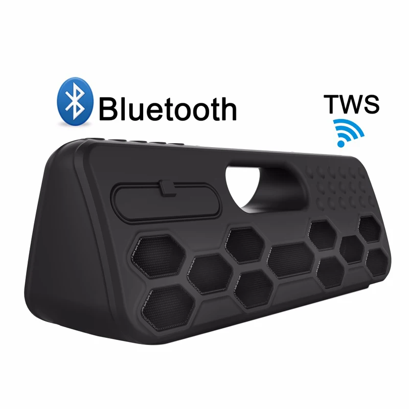 VAORLO открытый TWS Bluetooth динамик 40 Вт беспроводной встроенный аккумулятор портативный водонепроницаемый IPX55 громкий динамик s Hands Free для IPHONE