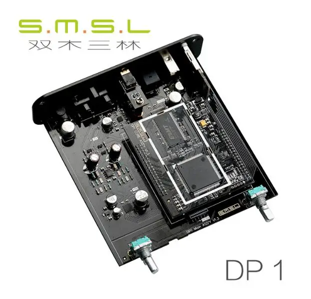 SMSL DP1 Hi Fi DSD плеер/цифровой циферблат ЦАП/усилитель для наушников Поддержка SD