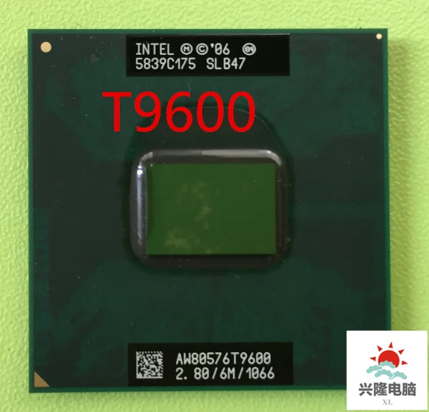 Intel cpu ноутбук Core 2 Duo T9600 cpu 6M кэш/2,8 GHz/1066/двухъядерный разъем 479 ноутбук процессор для GM45 PM45