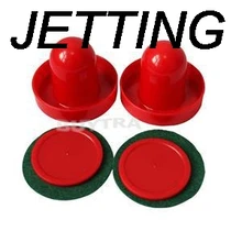 Горячая 1 пара мини аэрохоккейные настольные Ручки молоток 60 мм фетровые толкатели 50 мм домашние воздушные шайбы