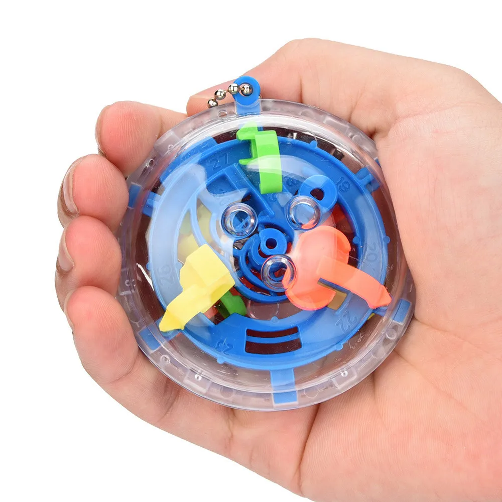 

30/32/75 Barriers Mini Ball Maze Intellect 3d Puzzle Toy Balance Barrier Magic Labyrinth Spherical toys for children toys