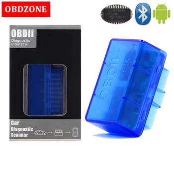 

New OBDII MINI ELM327 V1.5 Bluetooth PIC18F25K80 Chip Hardware V1.5 Software V2.1 ELM 327 For Android/PC