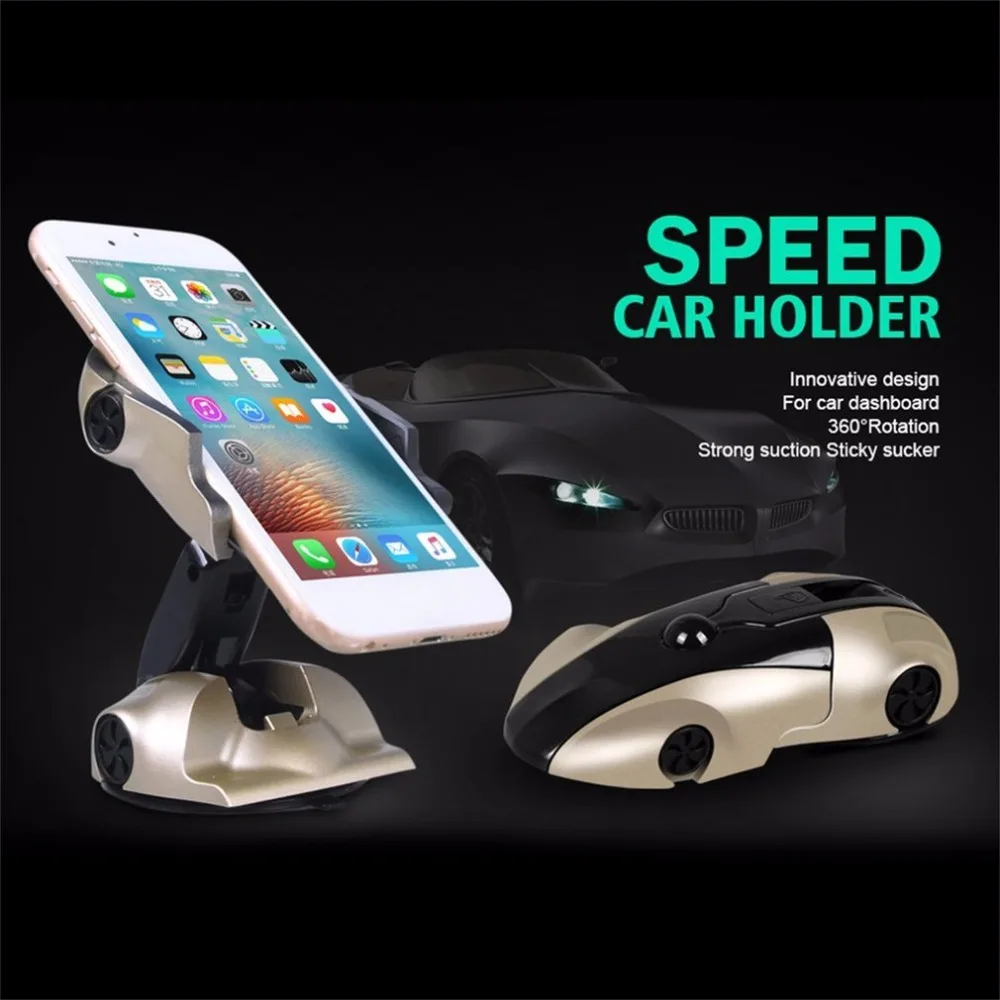 Fashion Car Shape Mobile Phone Holder Universal Clip ABS Plastic Stand