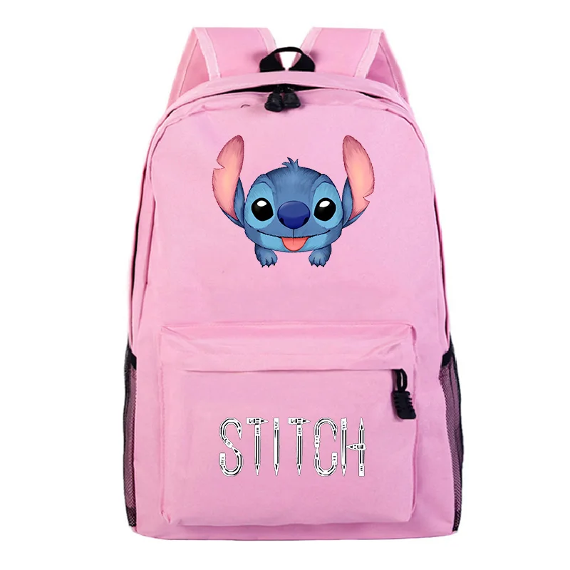 Stitch Men Women Boys Girls Laptop Bags Students Back to School Gift Backpack Fashion Beautiful Popular Pattern Travel Rucksack - Цвет: 3