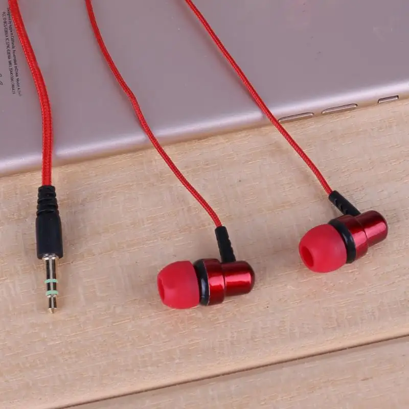 Универсальный проводные наушники в ухо наушник USB кабель с нейлоновой оплеткой