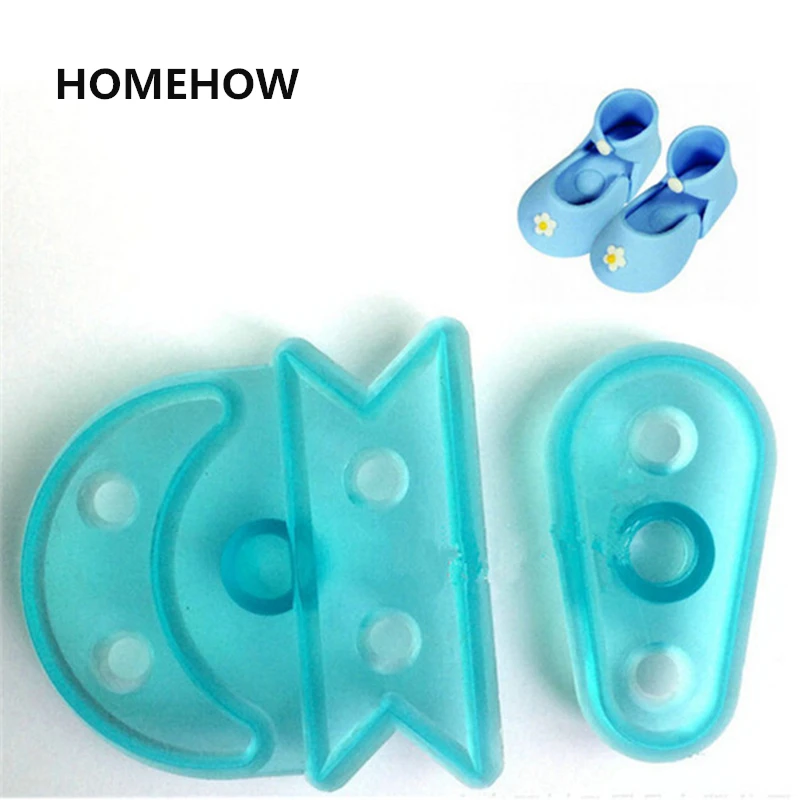 

Topnew 2PCS/lot Cute Kid Baby Shoes Cake Mold DIY Kitchen Utensils Cupcake Cake Decorating Tools Shoe Shape Fondant Baking Mold