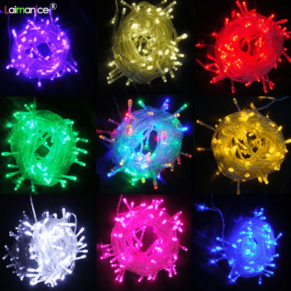 

10/20 M 50M LED Fairy String Lights Waterproof LED Holiday Lighting Christmas Wedding Decorative Light Indoor Outdoor Decoration