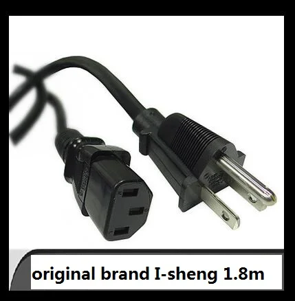 

Original Brand Full Pure Copper 1.8m Quality Standard US Plug Electric Power Cord Line Extension Cables